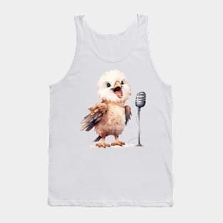 Bald Eagle Singing Tank Top